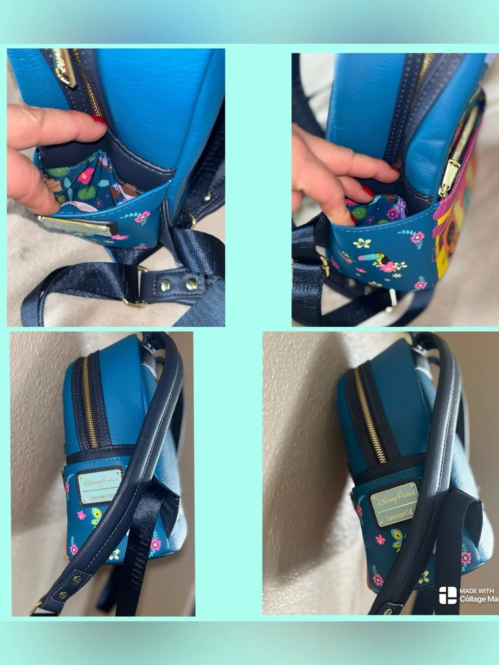 DISNEY/Parks ENCANTO Loungefly WMN/GRLS Mini Backpack Handbag -